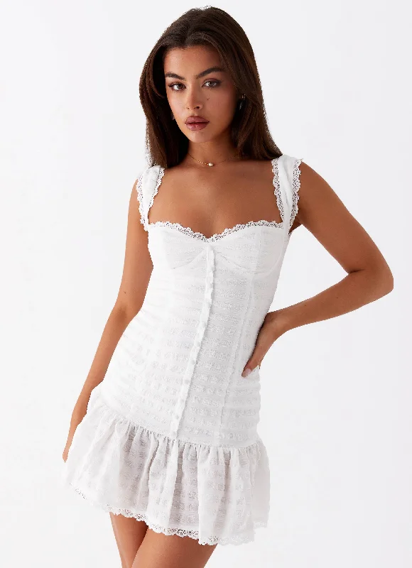 Clearance Items Kristina Mini Dress - White