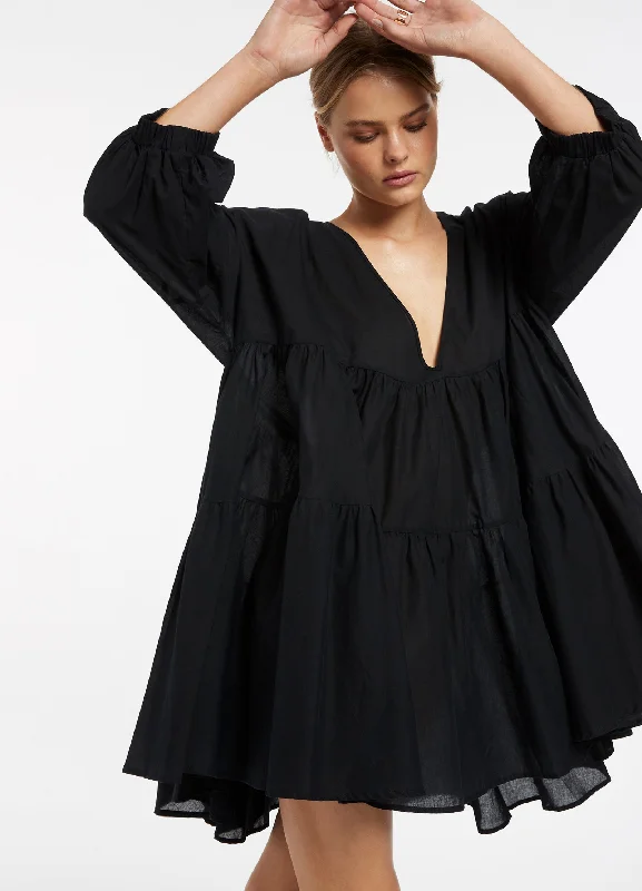 Limited Edition Pantera Cover Up Dress - Black