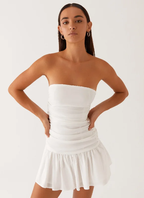Quick Sale Carmel Mini Dress - White