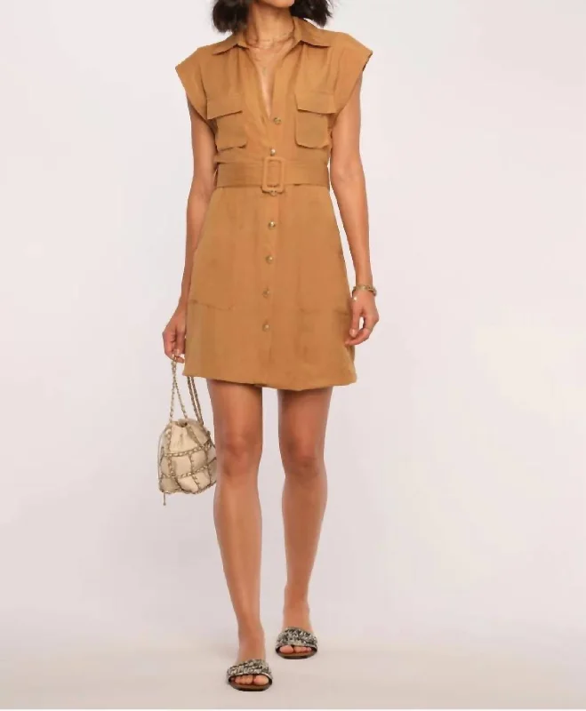 Price Reduction Capri Dress In Cigar