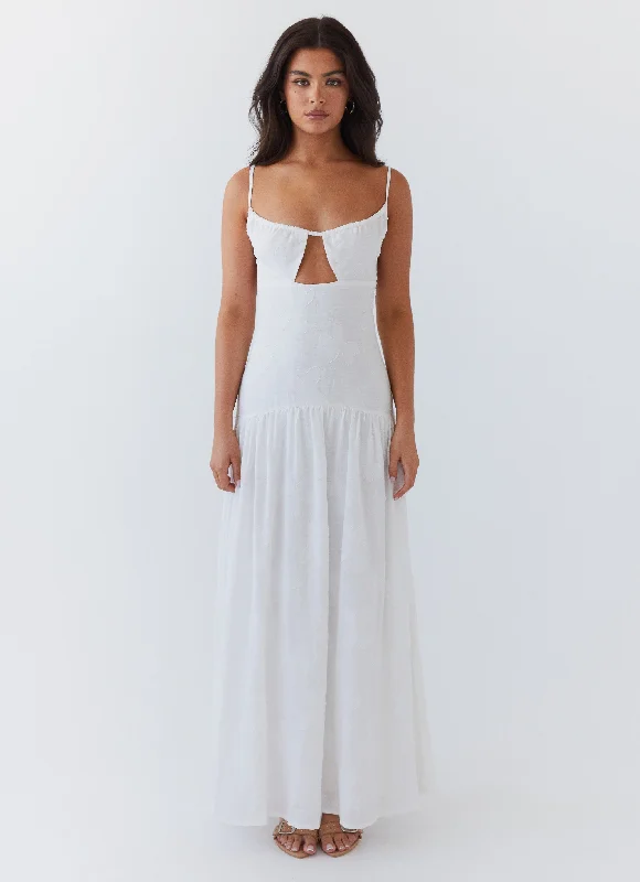 Weekend Flash Sale Myra Maxi Dress - White