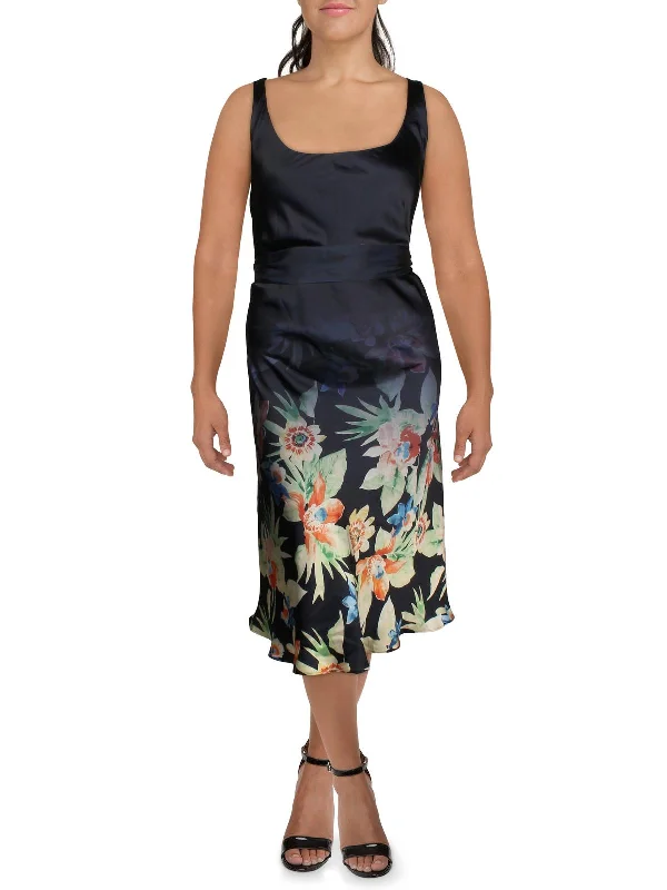 Year-End Sale Womens Floral Long Midi Dress