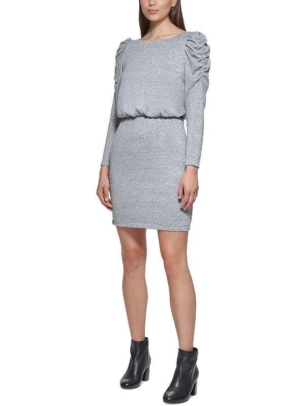 Huge Savings Womens Bouson Puff Sleeve Shift Dress