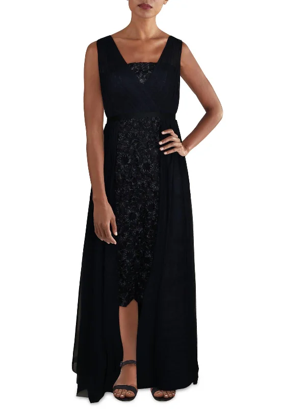 Unbeatable Prices Womens Lace Front Embroidered Midi Dress