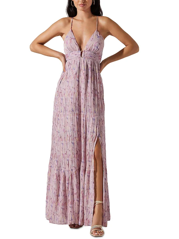 Super Deal Minari Womens Chiffon Long Maxi Dress