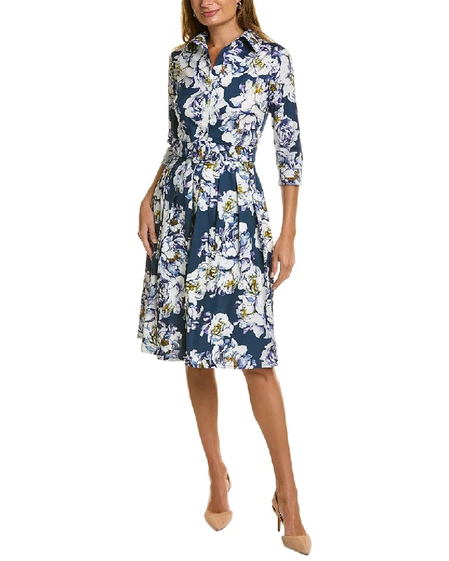 Limited Edition Samantha Sung Audrey 1 3/4-Sleeve Shirtdress
