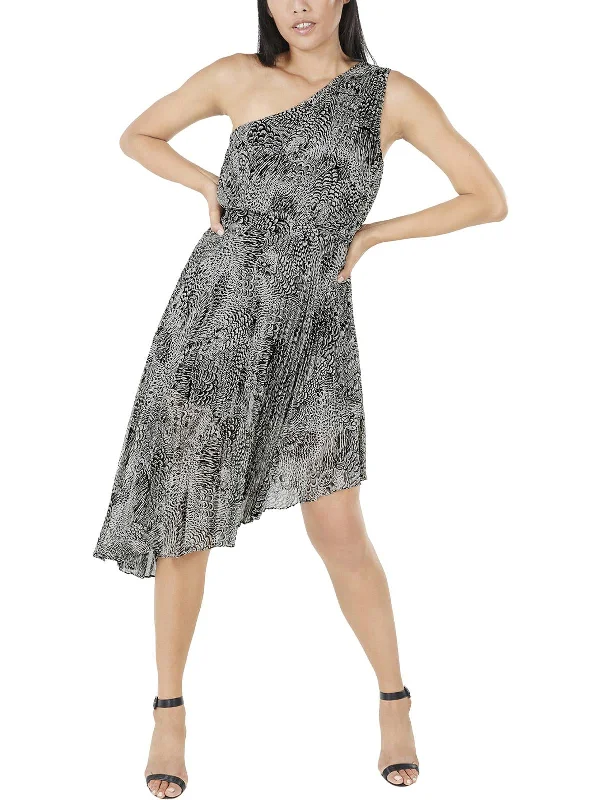 Special Discount Womens Chiffon Midi Cocktail and Party Dress
