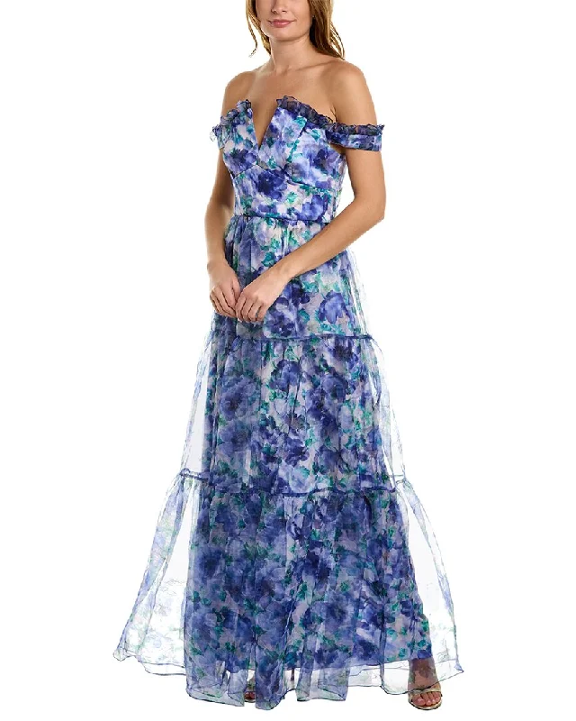 Anniversary Sale Theia Dionne Organza Gown