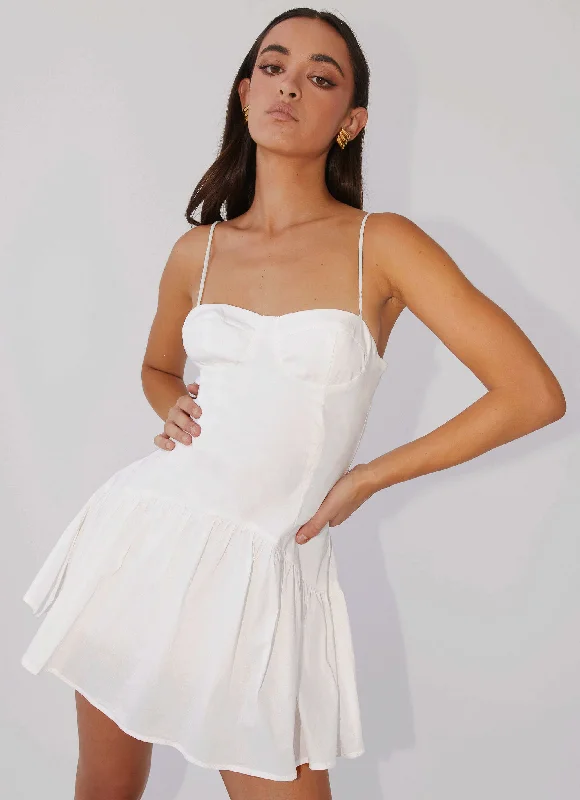 Epic Deals Endless Summer Mini Dress - White