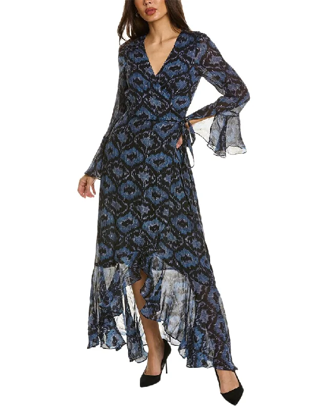 Savings Bonanza Figue Juliette Silk Wrap Dress