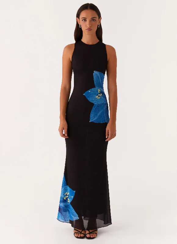 Last Chance Manhattan Nights Maxi Dress - Black