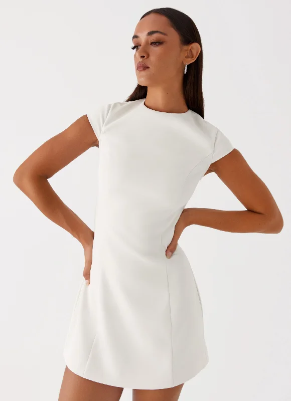 Price Smash Harriet Mini Dress - Off White