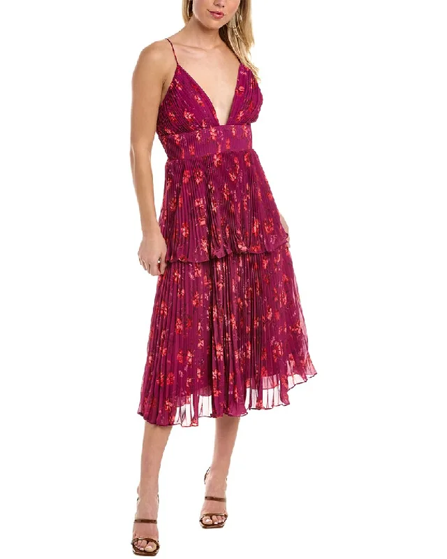 Today’s Special AMUR Catarina Pleated Midi Dress