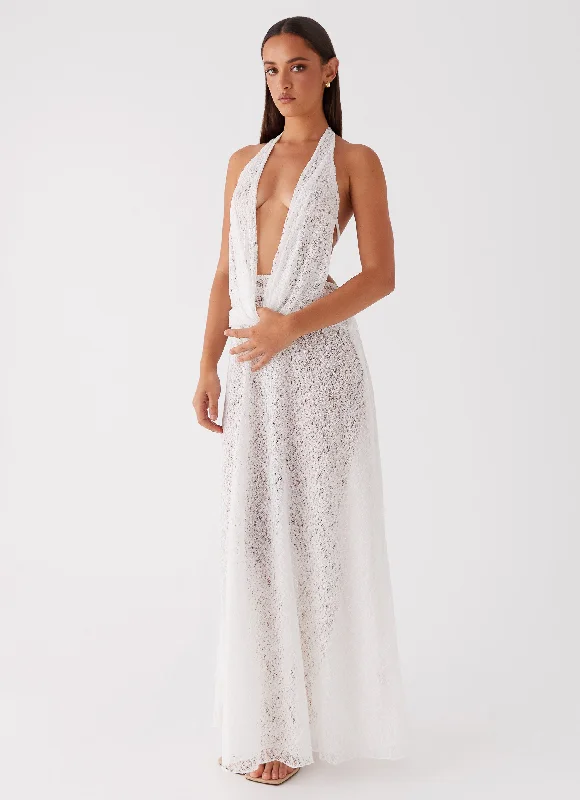 Today Only Elysia Lace Maxi Dress - White