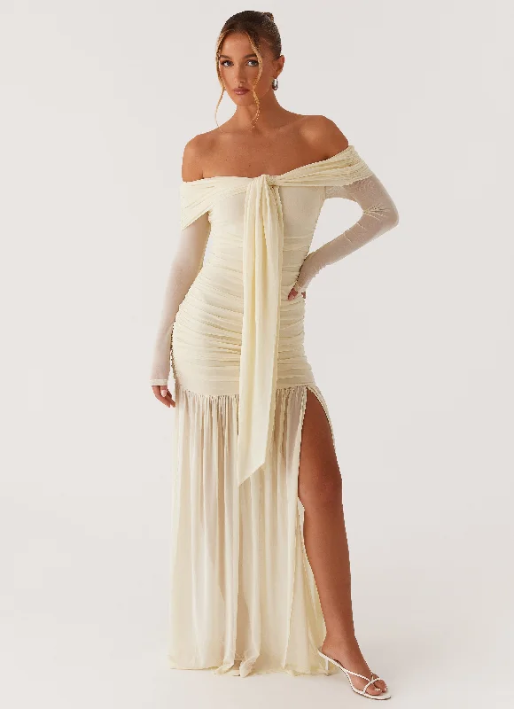 Take Advantage Ginny Maxi Dress - Yellow