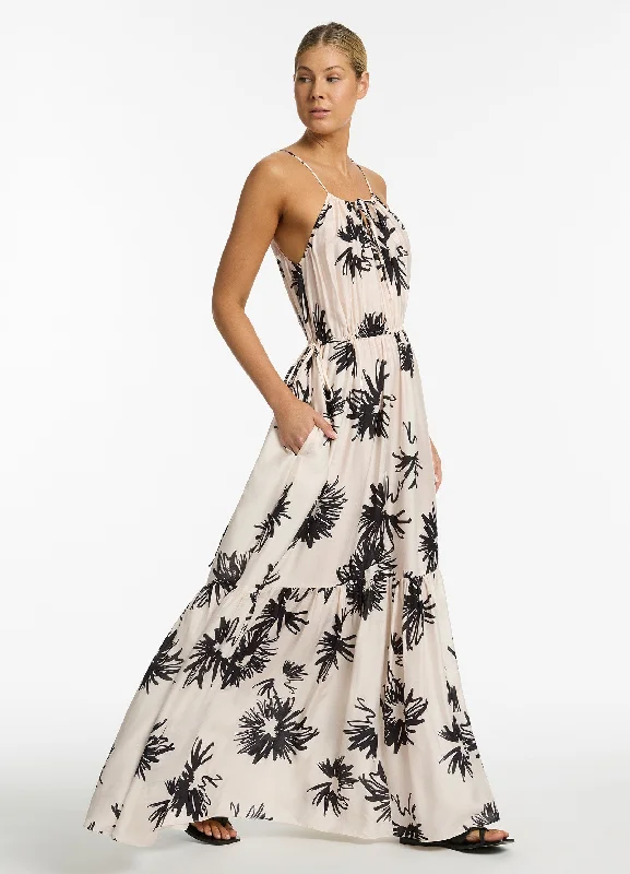 Huge Discounts Zoa Drawcord Maxi Dress - Shell