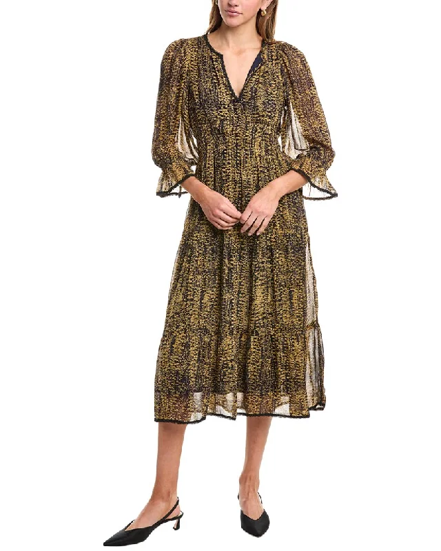 Extra Savings ba&sh Tiered Midi Dress