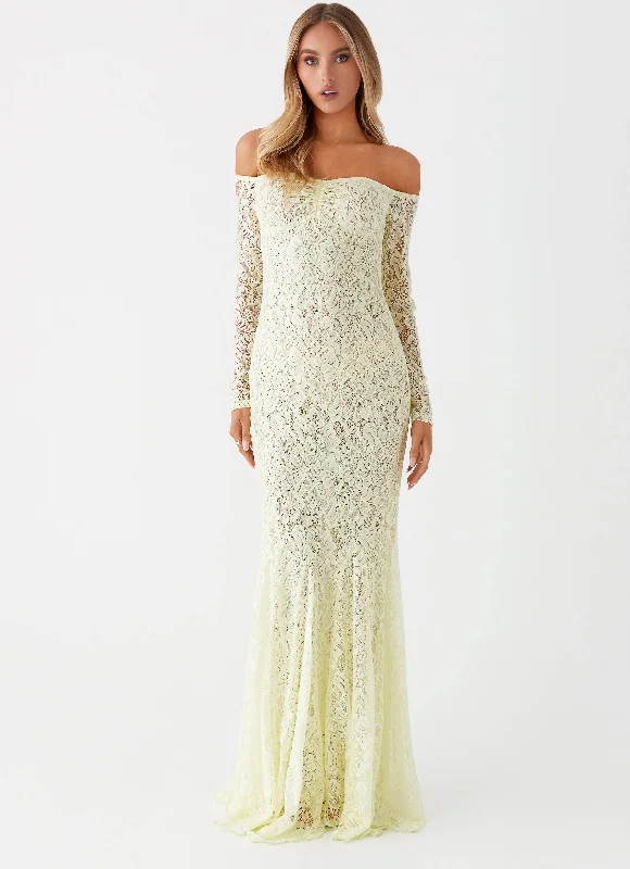 Deal Mania Ivy Lily Maxi Dress - Yellow