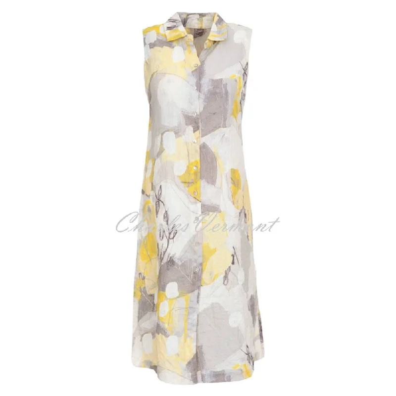 Seasonal Sale Dolcezza 'Citron Mist' Sleeveless Dress / Duster Blouse - Style 23743