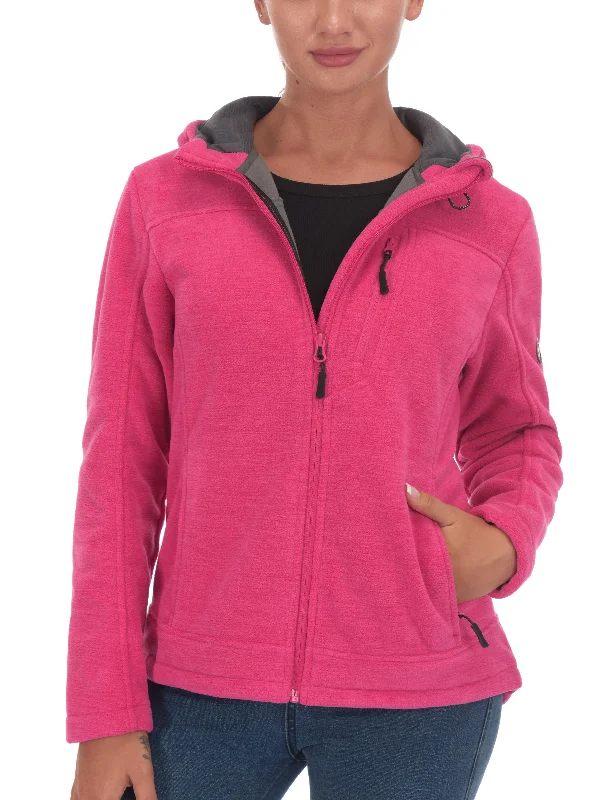 Unbeatable Prices Women's Hooded Polar Fleece Hiking Jackets