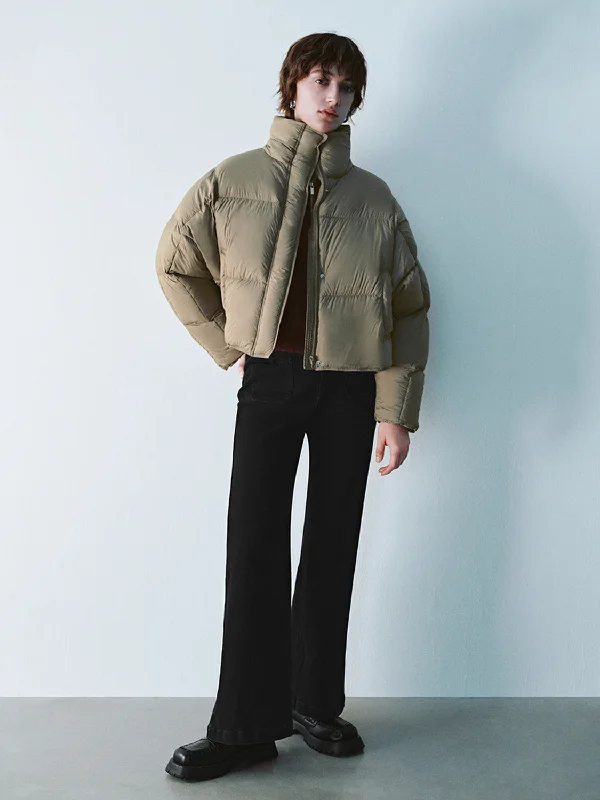 Super Bargain Cropped Down Outerwear