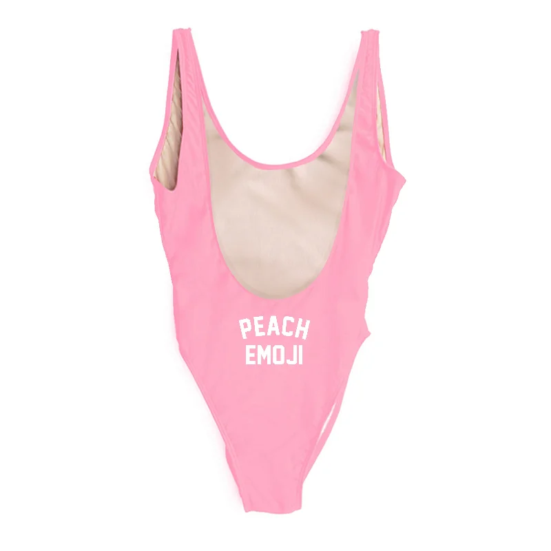 Today’s Deal PEACH EMOJI // BUTT PRINT [SWIMSUIT]