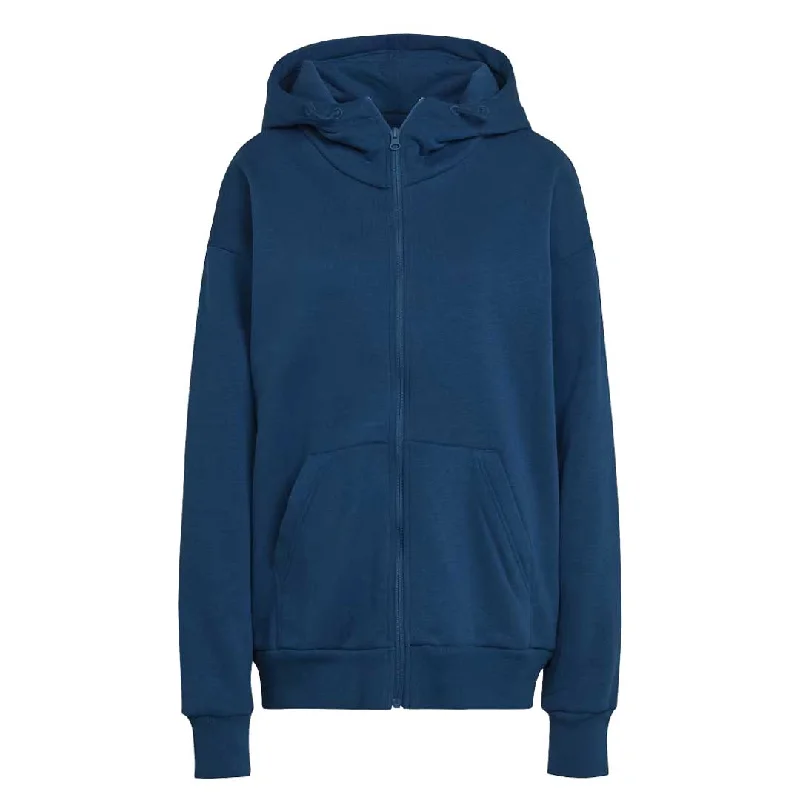 Season Finale Sale adidas - Women's Studio Lounge Fleece Full-Zip Hoodie (HN0687)
