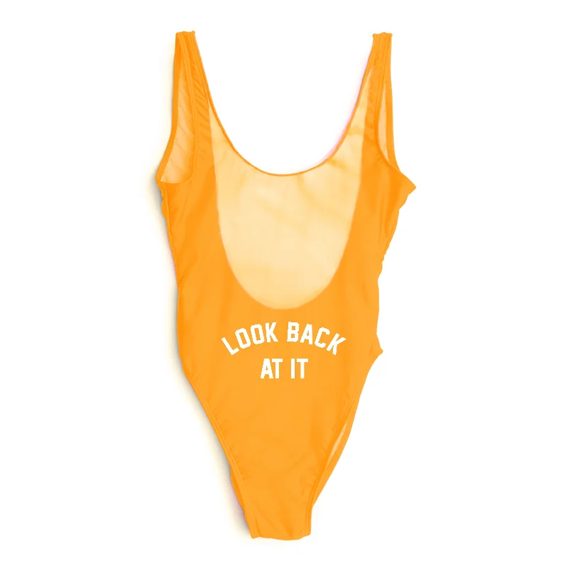 Price Rollback LOOK BACK AT IT // BUTT PRINT [SWIMSUIT]