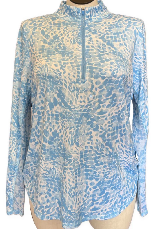 Big Savings New Jofit Navy & White Diamond Patterned Women's Golf Pullover Size XXL MSP$80