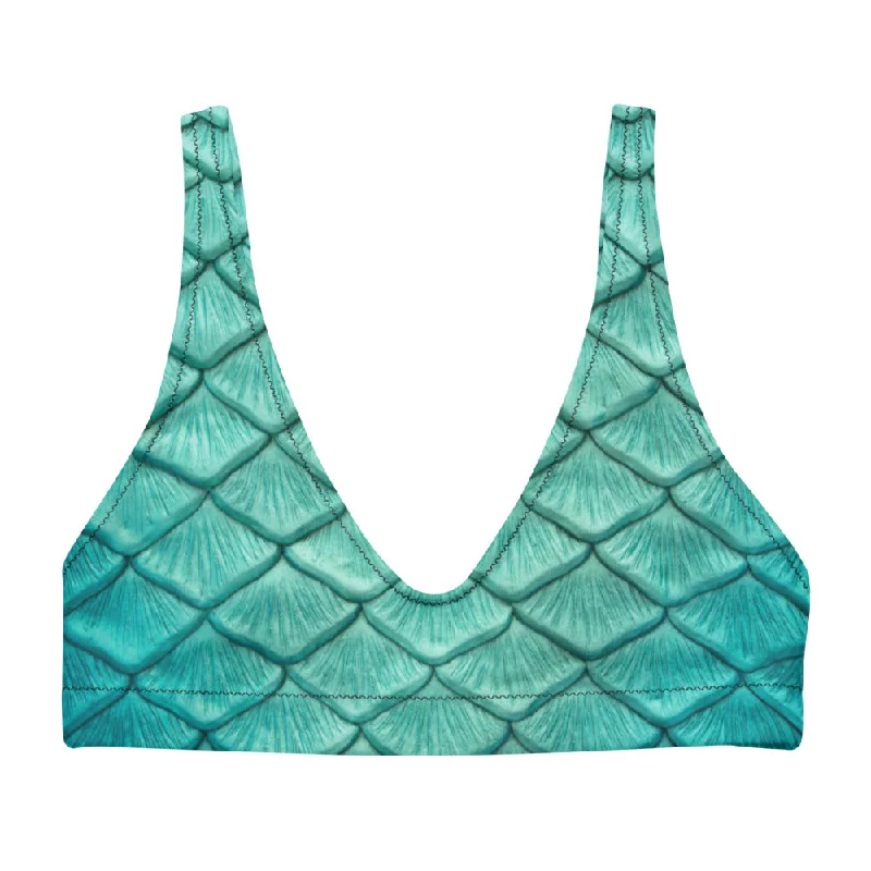 Best Bargains Sea Sapphire Recycled Padded Bikini Top