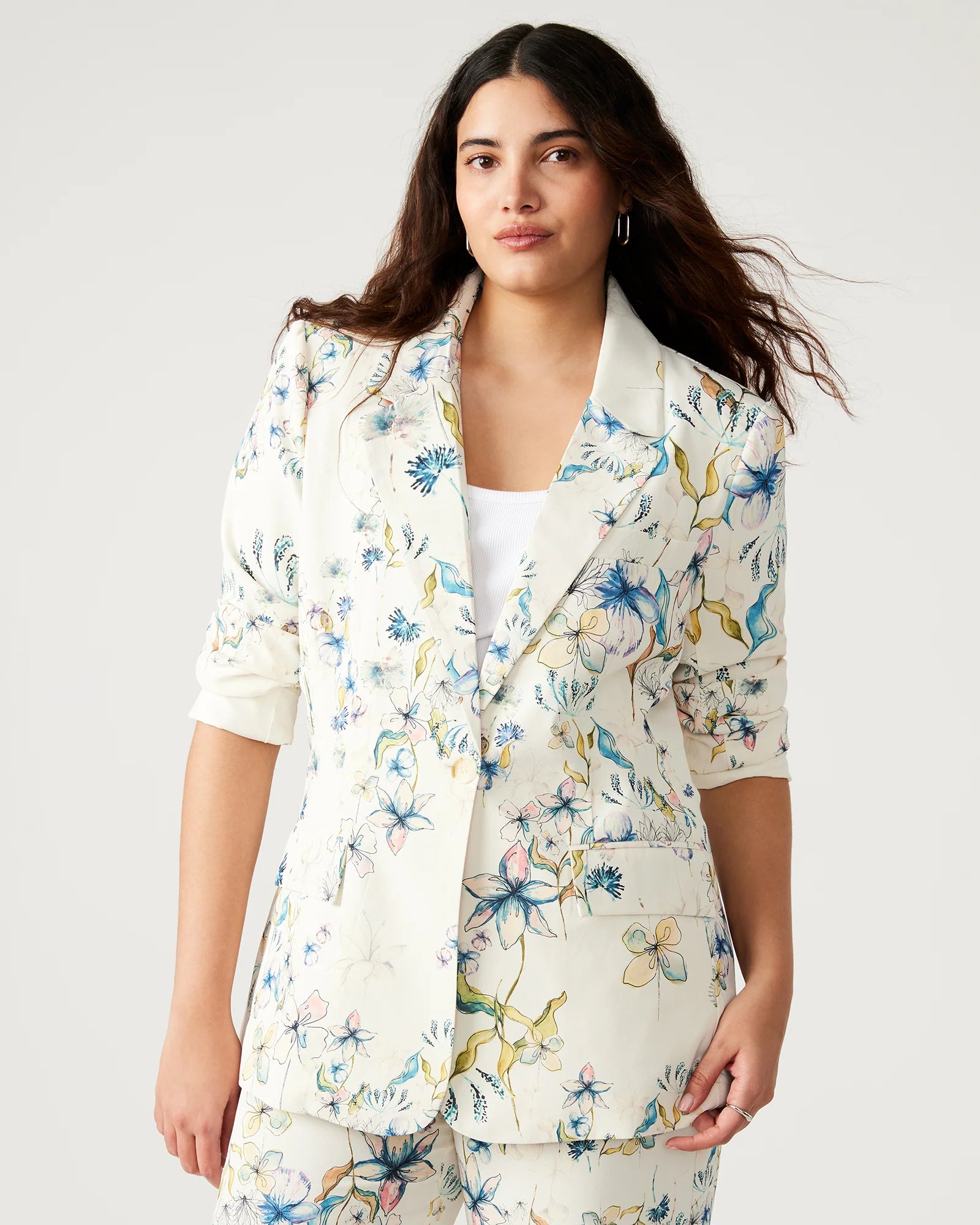 Special Discount Destiny Floral Blazer