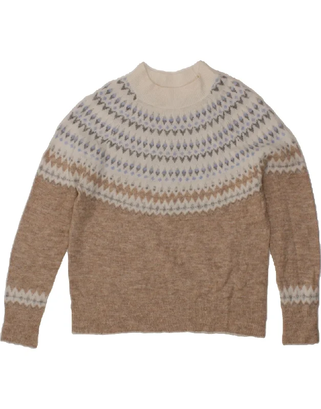 Friends and Family Sale FAT FACE Womens Turtle Neck Jumper Sweater UK 14 Large Brown Fair Isle Friends and Family Sale FAT FACE Womens Turtle Neck Jumper Sweater UK 14 Large Brown Fair Isle
