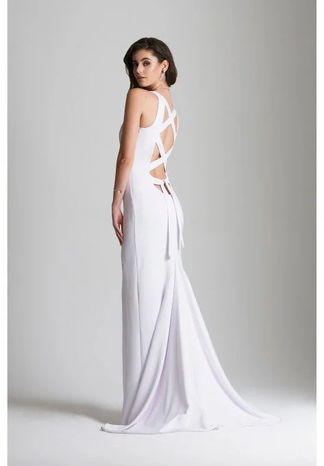 Epic Deals Vera Wang EVE VARDAR DIVOIRE DRESS