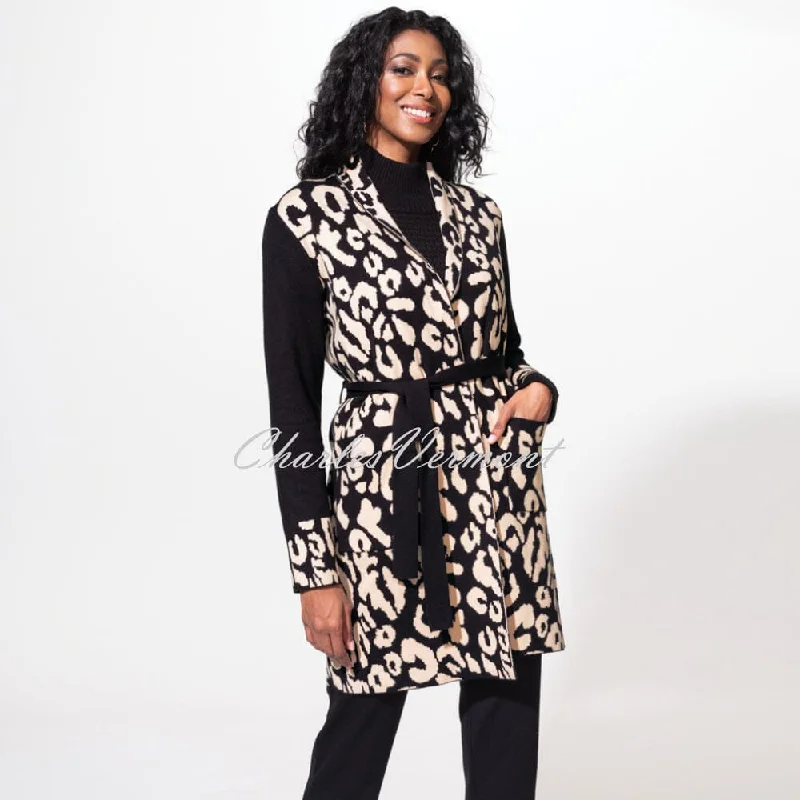 Deal Mania Alison Sheri Animal Print Longline Cardigan - Style A42065