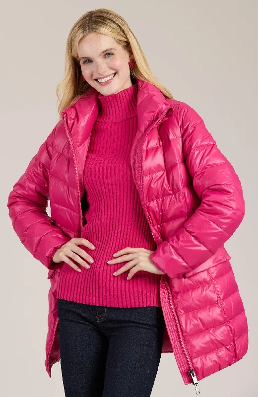 Final Sale Tracker Coat - Coco Pink