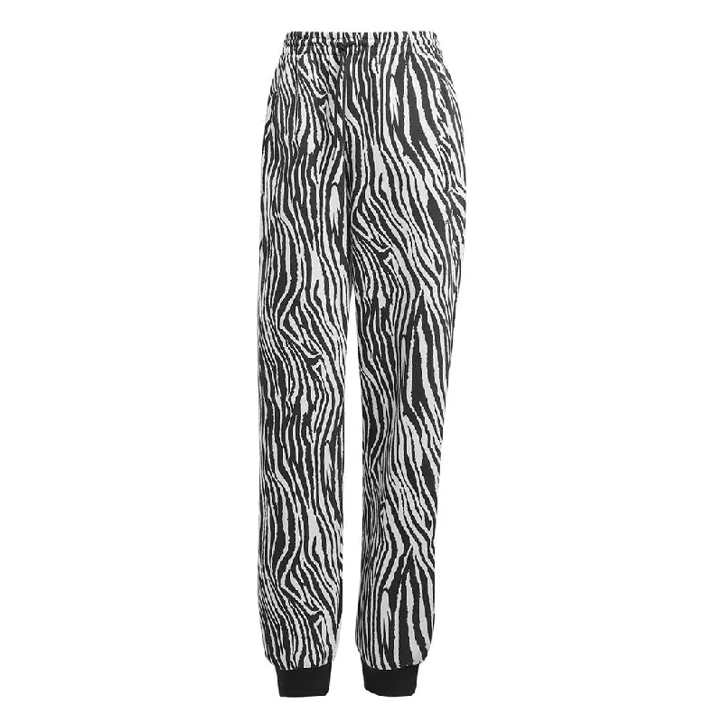 Blowout Deals adidas - Women's Allover Zebra Animal Print Essential Jogger (IJ7777)