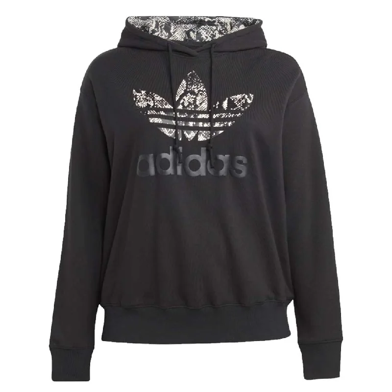 Huge Discounts adidas - Women's Trefoil Logo Hoodie (Plus Size) (IC1551)