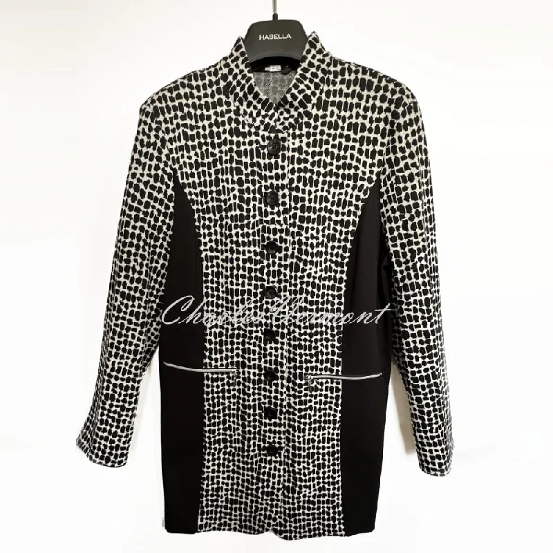 Price Meltdown Habella Abstract Print Longline Jacket - Style 57176-50058-11
