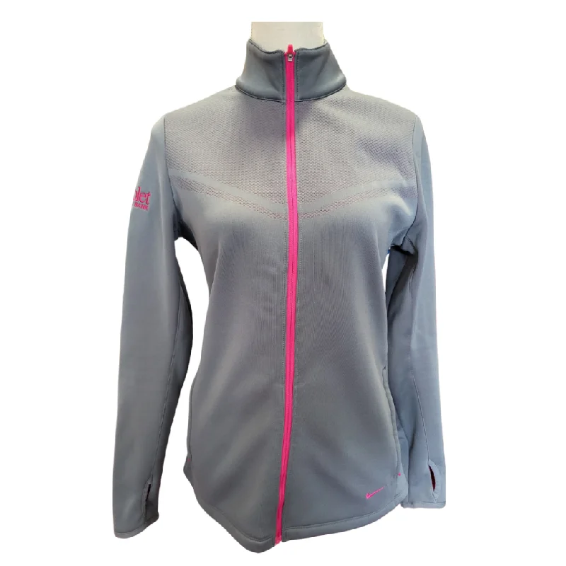 Stock Clearance Nike Golf Dri-Fit Full Zip Gray & Pink Jacket Size M