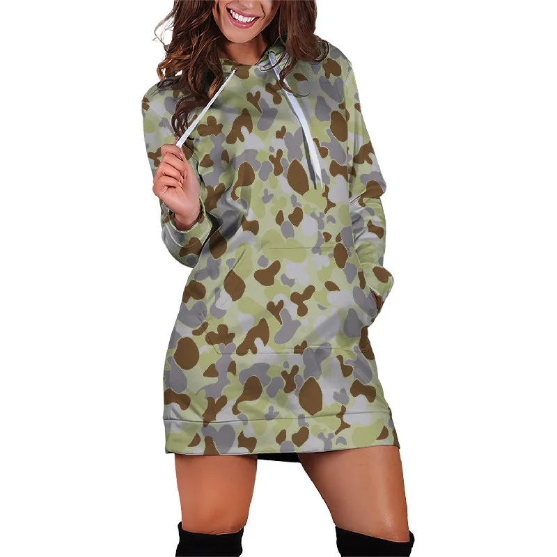 Special Savings Australian Disruptive Pattern Desert Uniform Dress Hoodie