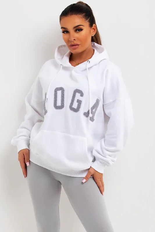 Exclusive Deal Yoga Hoodie White
