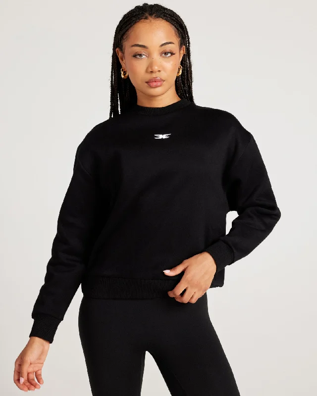 Can't Be Beat Classic Women's Crewneck - Black