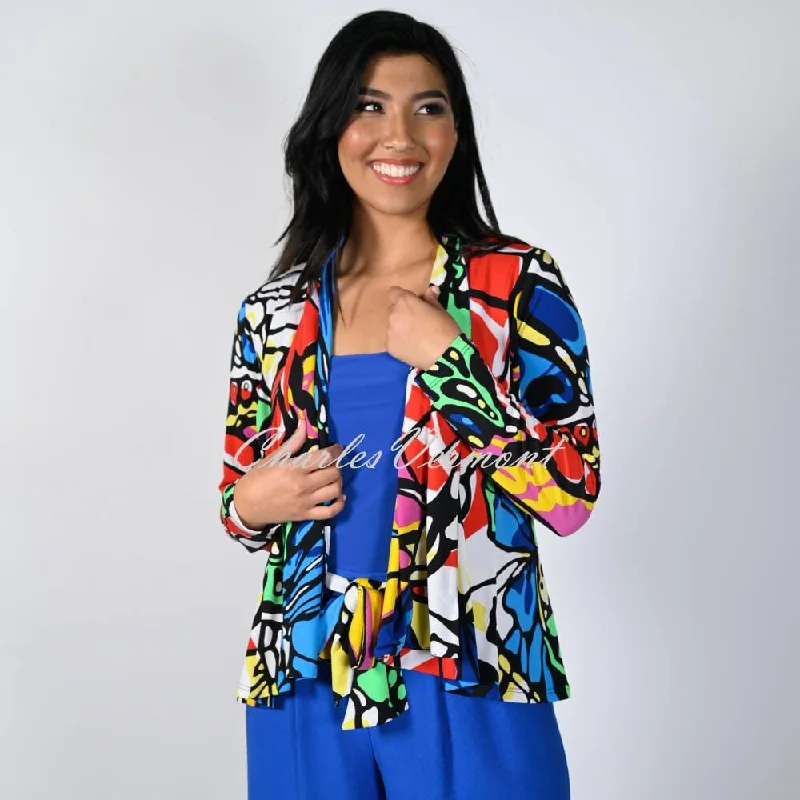 New Arrival Frank Lyman Printed Cover Up Jacket - Style 231277