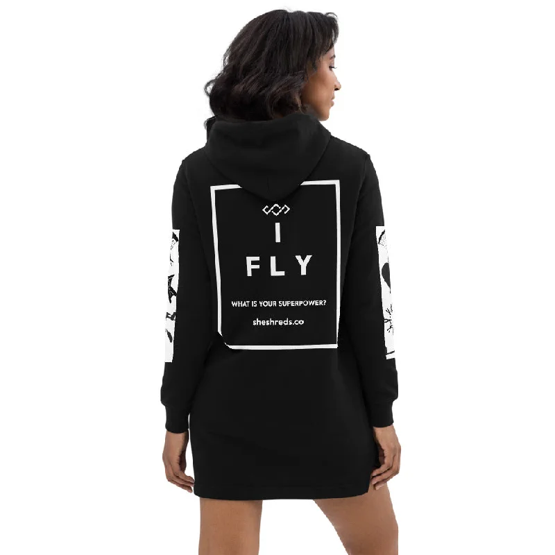 Bargain Bin Amanda Hoodie dress - I Fly