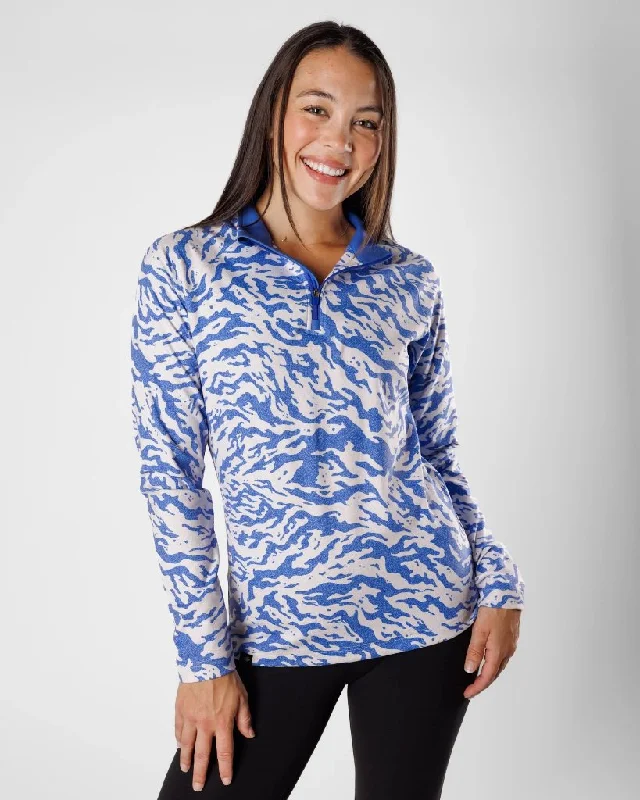 Huge Discounts New Sunday Swagger Women's Performance Quarter Zip Golf Pullover - Mammoth
