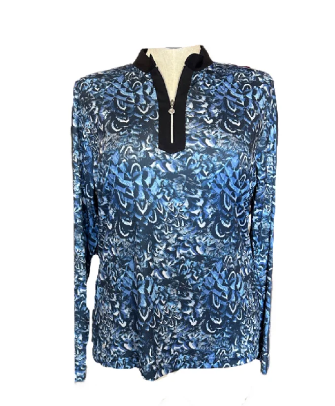 Best Seller New Daily Sports Blue Silja 1/4 Zip Pullover Size XXL MSP $117