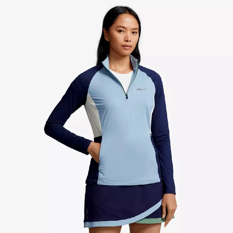 Early Access New Women's Ralph Lauren RLX Color-blocked Jersey Pullover Size L MSP$148