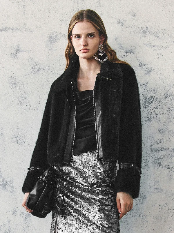 Deal Dash Cropped Leather Jackets