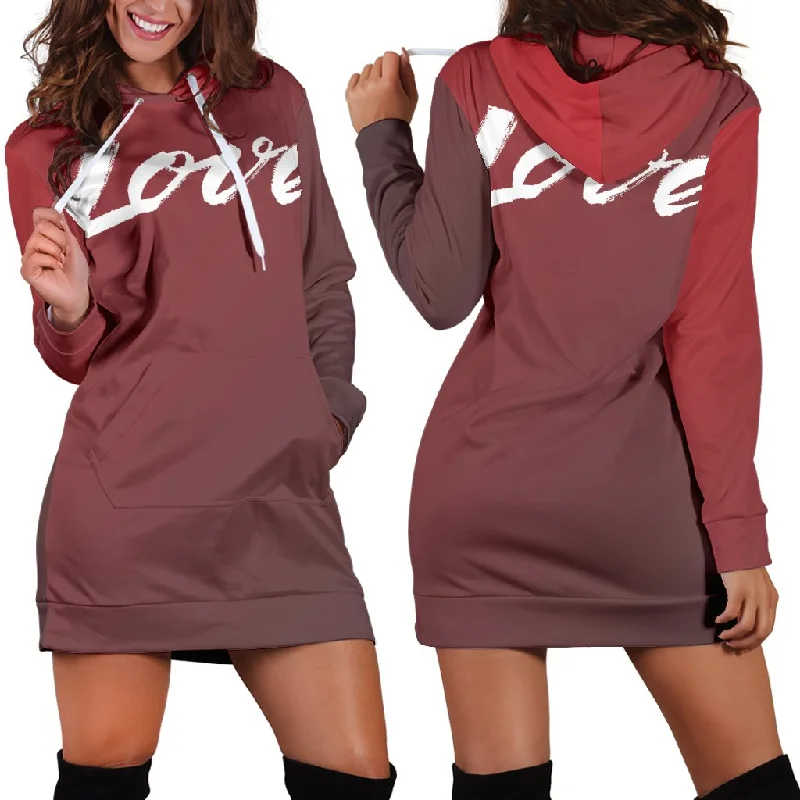 Value Deals Love Hoodie Dress