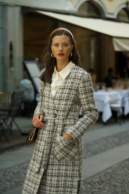 Reduced Prices Blaire Plaid Coat